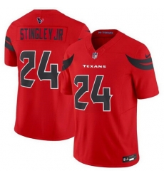 Men Houston Texans 24 Derek Stingley Jr Red 2024 Alternate F U S E Vapor Stitched Jersey Men Houston Texans 24 Derek Stingley Jr Red 2024 Alternate F U S E Vapor Stitched Jersey