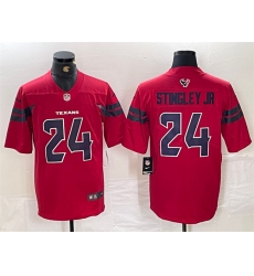 Men Houston Texans 24 Derek Stingley Jr  Red Vapor Untouchable Stitched Football Jersey