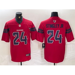 Men Houston Texans 24 Derek Stingley Jr  Red Vapor Untouchable Stitched Football Jersey