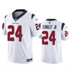 Men Houston Texans 24 Derek Stingley Jr White 2023 F U S E Vapor Untouchable Stitched Football Jersey Men Houston Texans 24 Derek Stingley Jr White 2023 F U S E Vapor Untouchable Stitched Football Jersey