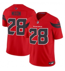 Men Houston Texans 28 Joe Mixon Red 2024 Alternate F U S E Limited Stitched Jersey Men Houston Texans 28 Joe Mixon Red 2024 Alternate F U S E Limited Stitched Jersey
