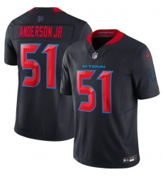 Men Houston Texans 51 Will Anderson Jr Navy 2024 2nd Alternate F U S E Vapor Stitched Jersey Men Houston Texans 51 Will Anderson Jr Navy 2024 2nd Alternate F U S E Vapor Stitched Jersey