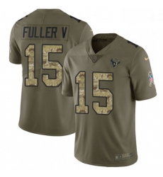 Men Nike Houston Texans 15 Will Fuller V Limited OliveCamo 2017 Salute to Service NFL Jersey Men Nike Houston Texans 15 Will Fuller V Limited OliveCamo 2017 Salute to Service NFL Jersey