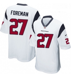 Men Nike Houston Texans 27 DOnta Foreman Game White NFL Jersey Men Nike Houston Texans 27 DOnta Foreman Game White NFL Jersey