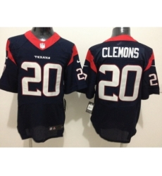 Nike Houston Texans 20 Chris Clemons Blue Elite NFL Jersey Nike Houston Texans 20 Chris Clemons Blue Elite NFL Jersey