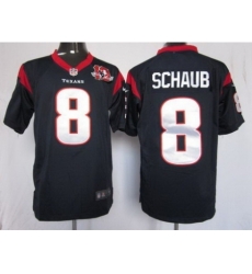 Nike Houston Texans 8 Matt Schaub Blue Game W 10TH Patch NFL Jersey Nike Houston Texans 8 Matt Schaub Blue Game W 10TH Patch NFL Jersey