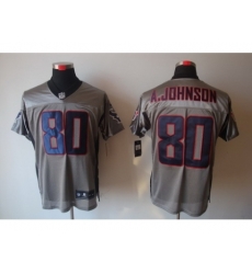Nike Houston Texans 80 Andre Johnson Grey Elite Shadow NFL Jersey Nike Houston Texans 80 Andre Johnson Grey Elite Shadow NFL Jersey