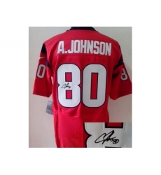 Nike Houston Texans 80 Andre Johnson Red Elite Signed NFL Jersey Nike Houston Texans 80 Andre Johnson Red Elite Signed NFL Jersey