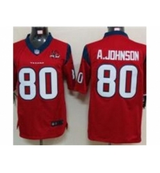 Nike Houston Texans 80 Andre Johnson red Limited W 10th Patch NFL Jersey Nike Houston Texans 80 Andre Johnson red Limited W 10th Patch NFL Jersey
