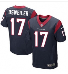 Nike Texans #17 Brock Osweiler Navy Blue Team Color Mens Stitched NFL Elite Jersey Nike Texans #17 Brock Osweiler Navy Blue Team Color Mens Stitched NFL Elite Jersey