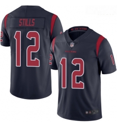 Texans 12 Kenny Stills Navy Blue Men Stitched Football Limited Rush Jersey Texans 12 Kenny Stills Navy Blue Men Stitched Football Limited Rush Jersey