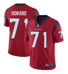 Texans 71 Tytus Howard Red Alternate Men Stitched Football Vapor Untouchable Limited Jersey Texans 71 Tytus Howard Red Alternate Men Stitched Football Vapor Untouchable Limited Jersey
