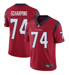 Texans 74 Max Scharping Red Alternate Men Stitched Football Vapor Untouchable Limited Jersey Texans 74 Max Scharping Red Alternate Men Stitched Football Vapor Untouchable Limited Jersey