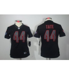 Nike Women Houston Texans #44 Tate Black Jerseys(Impact Limited) Nike Women Houston Texans #44 Tate Black Jerseys(Impact Limited)