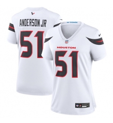 Women Houston Texans 51 Will Anderson Jr White 2024 Stitched Jersey Women Houston Texans 51 Will Anderson Jr White 2024 Stitched Jersey