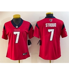 Women Houston Texans 7 C J Stroud Red Vapor Untouchable Limited Stitched Jersey 28Run Small 29 Women Houston Texans 7 C J Stroud Red Vapor Untouchable Limited Stitched Jersey 28Run Small 29