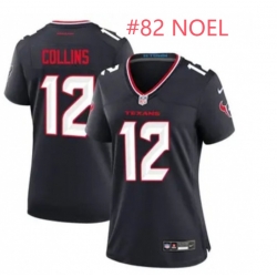 Women Houston Texans 82 Noel Navy 2024 Alternate F U S E Vapor Stitched Jersey