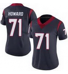 Women Houston Texans Tytus Howard #71 Blue Vapor Limited Stitched NFL Jersey Women Houston Texans Tytus Howard #71 Blue Vapor Limited Stitched NFL Jersey