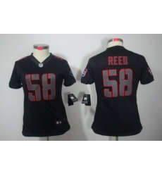 Women Nike Houston Texans #58 Brooks Reed Black Jerseys(Impact Limited) Women Nike Houston Texans #58 Brooks Reed Black Jerseys(Impact Limited)