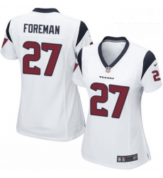 Womens Nike Houston Texans 27 DOnta Foreman Game White NFL Jersey Womens Nike Houston Texans 27 DOnta Foreman Game White NFL Jersey