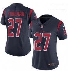 Womens Nike Houston Texans 27 DOnta Foreman Limited Navy Blue Rush Vapor Untouchable NFL Jersey Womens Nike Houston Texans 27 DOnta Foreman Limited Navy Blue Rush Vapor Untouchable NFL Jersey