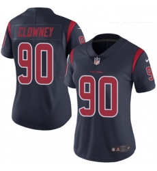 Womens Nike Houston Texans 90 Jadeveon Clowney Elite Navy Blue Rush Vapor Untouchable NFL Jersey Womens Nike Houston Texans 90 Jadeveon Clowney Elite Navy Blue Rush Vapor Untouchable NFL Jersey