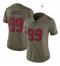 Womens Nike Houston Texans 99 JJ Watt Limited Olive 2017 Salute to Service NFL Jersey Womens Nike Houston Texans 99 JJ Watt Limited Olive 2017 Salute to Service NFL Jersey