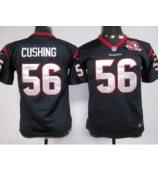 Youth Nike Houston Texans 56 Brian Cushing Blue Nike NFL Jerseys W 10th Patch Youth Nike Houston Texans 56 Brian Cushing Blue Nike NFL Jerseys W 10th Patch