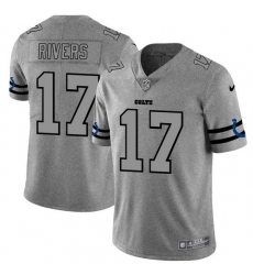 Indianapolis Colts 17 Philip Rivers Men Nike Gray Gridiron II Vapor Untouchable Limited NFL Jersey Indianapolis Colts 17 Philip Rivers Men Nike Gray Gridiron II Vapor Untouchable Limited NFL Jersey