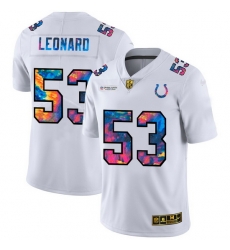 Indianapolis Colts 53 Darius Leonard Men White Nike Multi Color 2020 NFL Crucial Catch Limited NFL Jersey Indianapolis Colts 53 Darius Leonard Men White Nike Multi Color 2020 NFL Crucial Catch Limited NFL Jersey