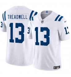 Men Indianapolis Colts 13 Laquon Treadwell White 2025 F U S E  Vapor Limited Stitched Football Jersey