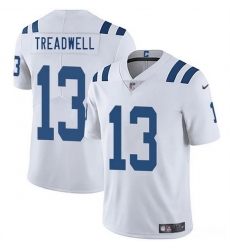 Men Indianapolis Colts 13 Laquon Treadwell White 2025 Vapor Limited Stitched Football Jersey