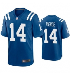 Men Indianapolis Colts 14 Alec Pierce Blue Stitched Football Jersey Men Indianapolis Colts 14 Alec Pierce Blue Stitched Football Jersey