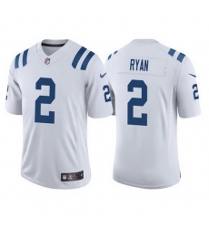 Men Indianapolis Colts 2 Matt Ryan White Vapor Untouchable Limited Stitched Football jersey Men Indianapolis Colts 2 Matt Ryan White Vapor Untouchable Limited Stitched Football jersey
