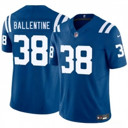 Men Indianapolis Colts 38 Corey Ballentine Blue 2025 F U S E  Vapor Limited Stitched Football Jersey