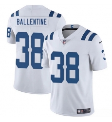 Men Indianapolis Colts 38 Corey Ballentine White 2025 Vapor Limited Stitched Football Jersey Men Indianapolis Colts 38 Corey Ballentine White 2025 Vapor Limited Stitched Football Jersey