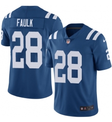 Men Nike Colts #28 Marshall Faulk Royal Blue Team Color Stitched NFL Vapor Untouchable Limited Jersey Men Nike Colts #28 Marshall Faulk Royal Blue Team Color Stitched NFL Vapor Untouchable Limited Jersey