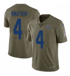Men Nike Indianapolis Colts 4 Adam Vinatieri Limited Olive 2017 Salute to Service NFL Jersey Men Nike Indianapolis Colts 4 Adam Vinatieri Limited Olive 2017 Salute to Service NFL Jersey