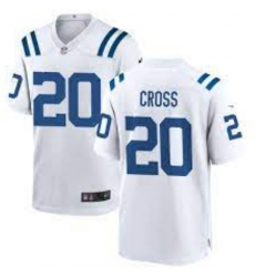 Men's Nike Indianapolis Colts Nick Cross #20 White F U S E Stitched NFL Jersey Men's Nike Indianapolis Colts Nick Cross #20 White F U S E Stitched NFL Jersey