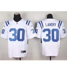 Nike Indianapolis Colts 30 LaRon Landry White Elite NFL Jersey Nike Indianapolis Colts 30 LaRon Landry White Elite NFL Jersey