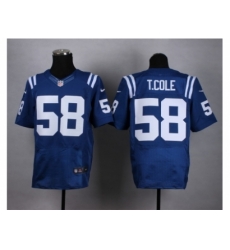 Nike Indianapolis Colts 58 Trent Cole blue Elite NFL Jersey Nike Indianapolis Colts 58 Trent Cole blue Elite NFL Jersey