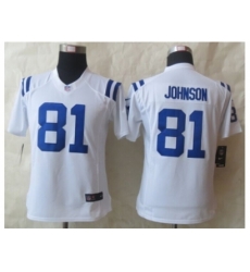 Women Nike Indianapolis Colts 81 Andre Johnson white NFL Jersey Women Nike Indianapolis Colts 81 Andre Johnson white NFL Jersey