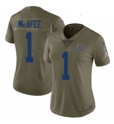 Womens Nike Indianapolis Colts 1 Pat McAfee Limited Olive 2017 Salute to Service NFL Jersey Womens Nike Indianapolis Colts 1 Pat McAfee Limited Olive 2017 Salute to Service NFL Jersey