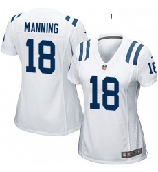 Womens Nike Indianapolis Colts 18 Peyton Manning Game White NFL Jersey Womens Nike Indianapolis Colts 18 Peyton Manning Game White NFL Jersey