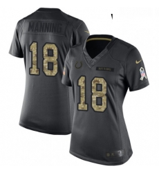 Womens Nike Indianapolis Colts 18 Peyton Manning Limited Black 2016 Salute to Service NFL Jersey Womens Nike Indianapolis Colts 18 Peyton Manning Limited Black 2016 Salute to Service NFL Jersey