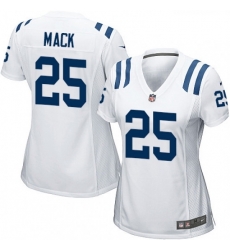 Womens Nike Indianapolis Colts 25 Marlon Mack Game White NFL Jersey Womens Nike Indianapolis Colts 25 Marlon Mack Game White NFL Jersey