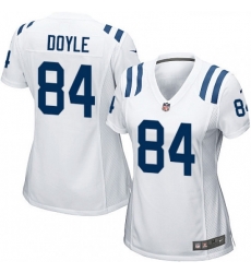 Womens Nike Indianapolis Colts 84 Jack Doyle Game White NFL Jersey Womens Nike Indianapolis Colts 84 Jack Doyle Game White NFL Jersey
