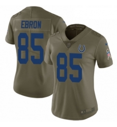 Womens Nike Indianapolis Colts 85 Eric Ebron Limited Olive 2017 Salute to Service NFL Jersey Womens Nike Indianapolis Colts 85 Eric Ebron Limited Olive 2017 Salute to Service NFL Jersey