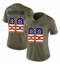 Womens Nike Indianapolis Colts 88 Marvin Harrison Limited OliveUSA Flag 2017 Salute to Service NFL Jersey Womens Nike Indianapolis Colts 88 Marvin Harrison Limited OliveUSA Flag 2017 Salute to Service NFL Jersey