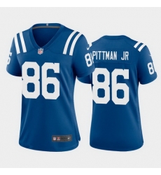 women mike pittman jr. indianapolis colts royal game jersey women mike pittman jr. indianapolis colts royal game jersey
